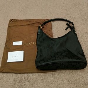 Gucci Signature Fabric Shoulder Bag
